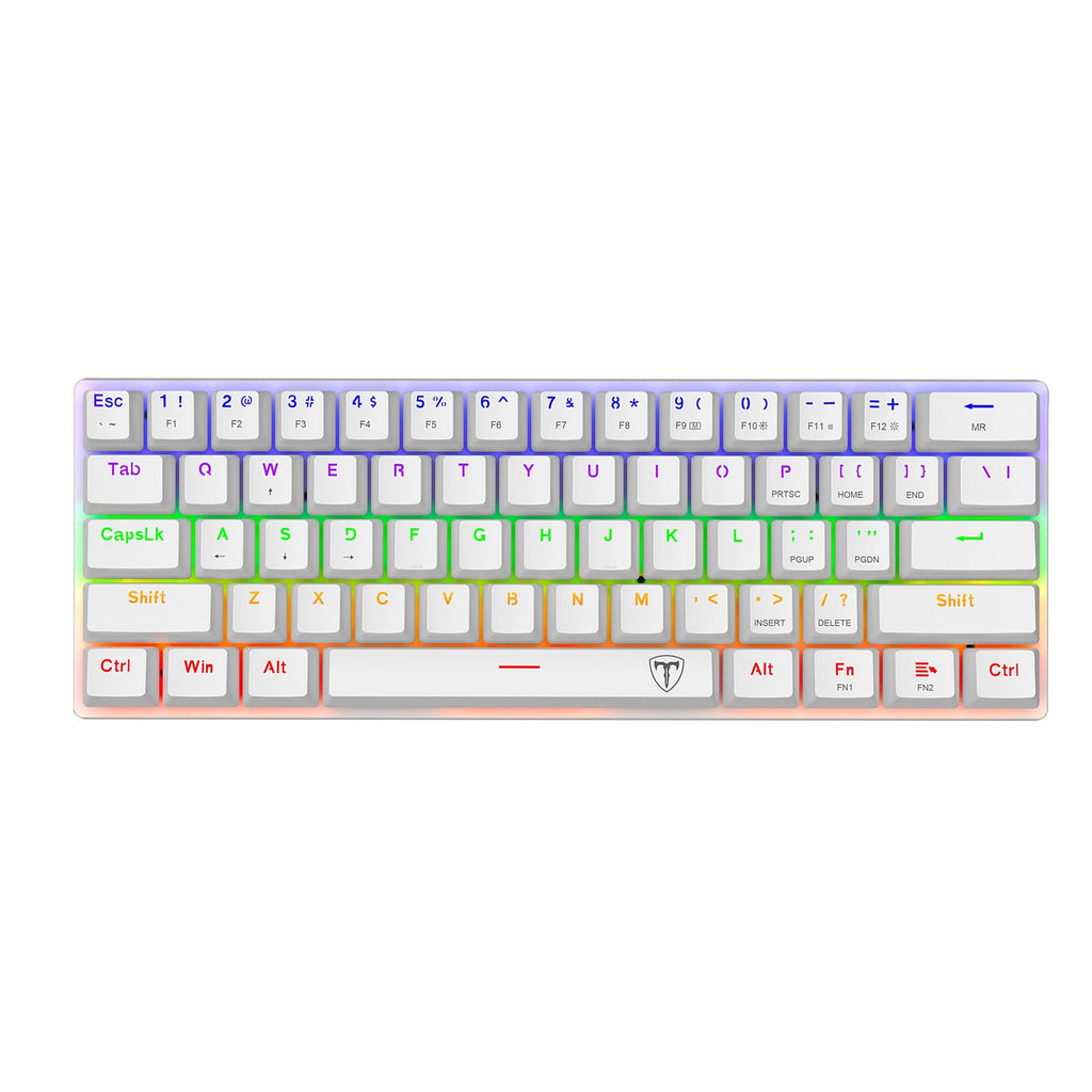 Teclado de juegos ARENA| RGB, conjunto con cable USB de 104 teclas con luces LED, compatible con PC, Mac, PS4, Xbox One, no requiere batería, diseño ergonómico para accesorios de juegos de PC | T-Dagger
Teclado Economico Gamer con luces led que cambian| ESFLO