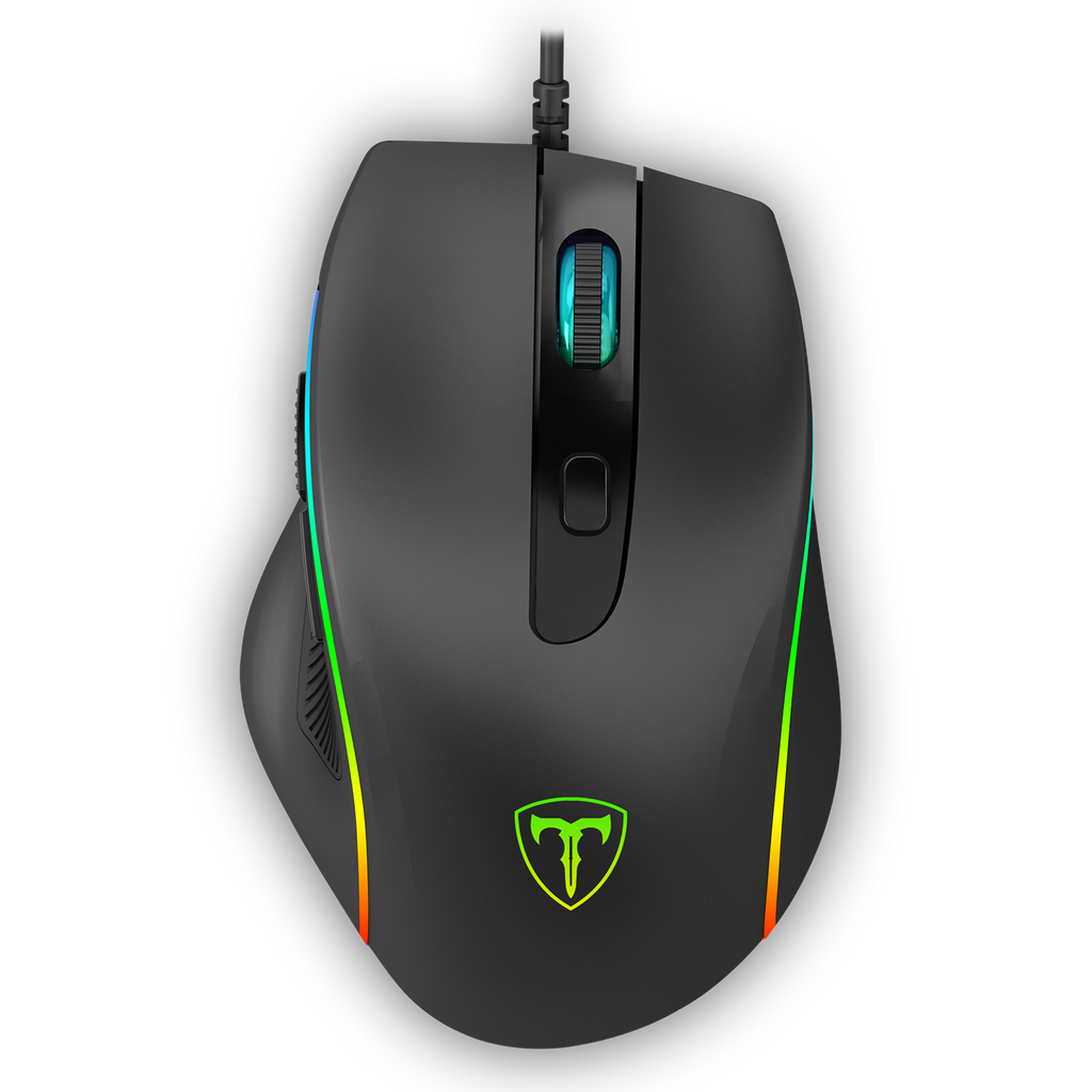 Mouse Gamer T-Dagger
Mouse gamer Corsair M65 RGB Elite
Mouse gamer de alta precisión con diseño ergonómico, botones programables y retroiluminación RGB. Compatible con PC y Mac.
Mouse gamer Corsair M65 RGB Elite con diseño ergonómico y retroiluminación RGB| ESFLO
Con luces led para mejorar la experiencia
Mouse Gamer de alto rendimiento