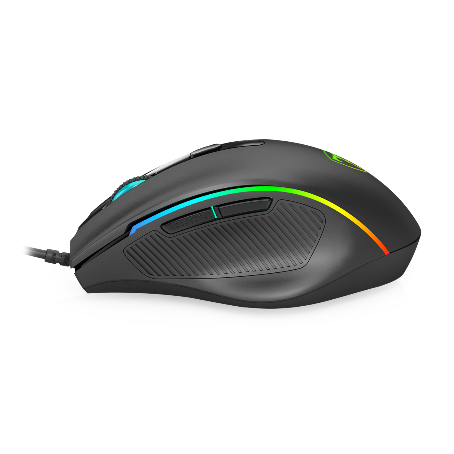 Ratón para juegos con cable T-Dagger |LIEUTENANT : Seguimiento óptico, diseño para diestros y 7 botones programables para jugadores de PC Gamer
Con luces led para mejorar la experiencia
Mouse Gamer de alto rendimiento