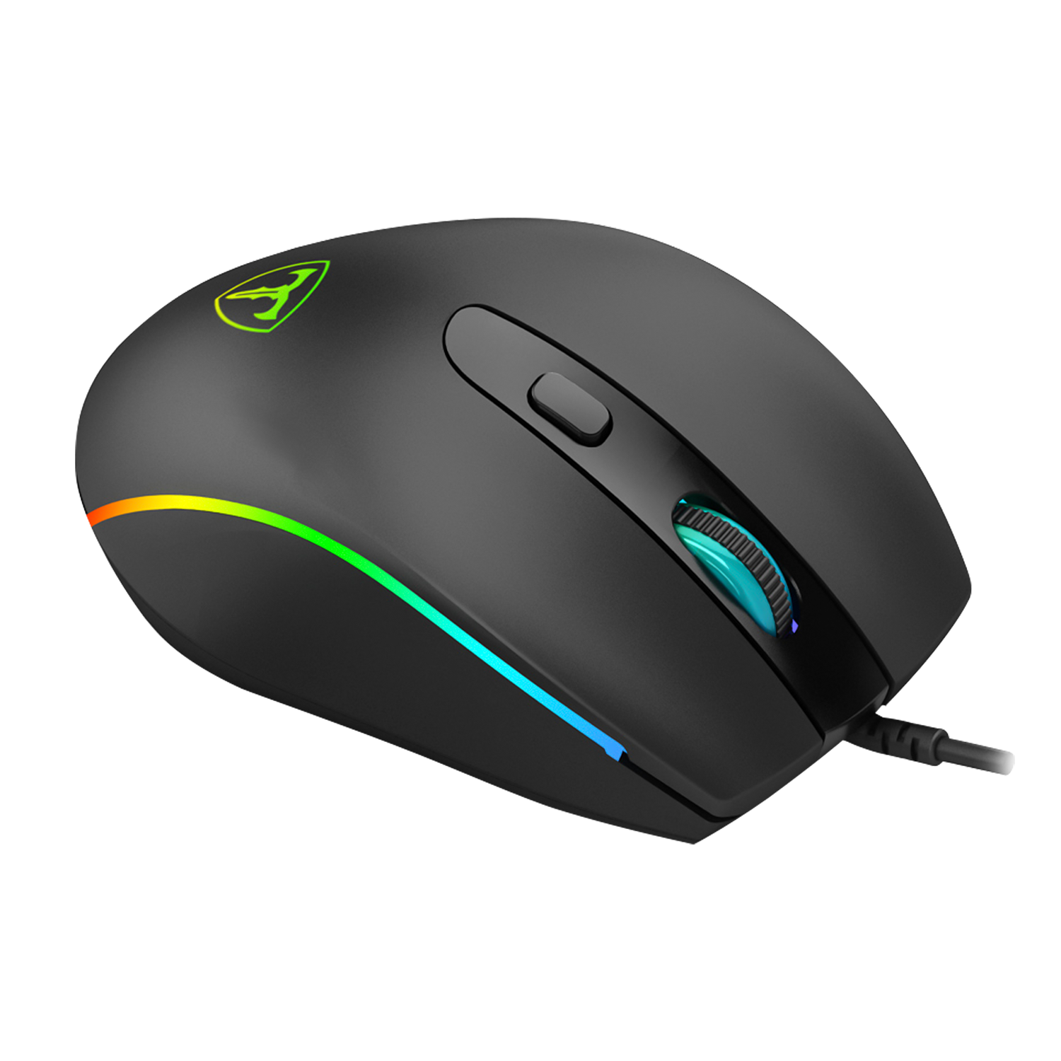 Ratón para juegos con cable T-Dagger |LIEUTENANT : Seguimiento óptico, diseño para diestros y 4 botones programables para jugadores de PC Gamer
Con luces led para mejorar la experiencia
Mouse Gamer de alto rendimiento