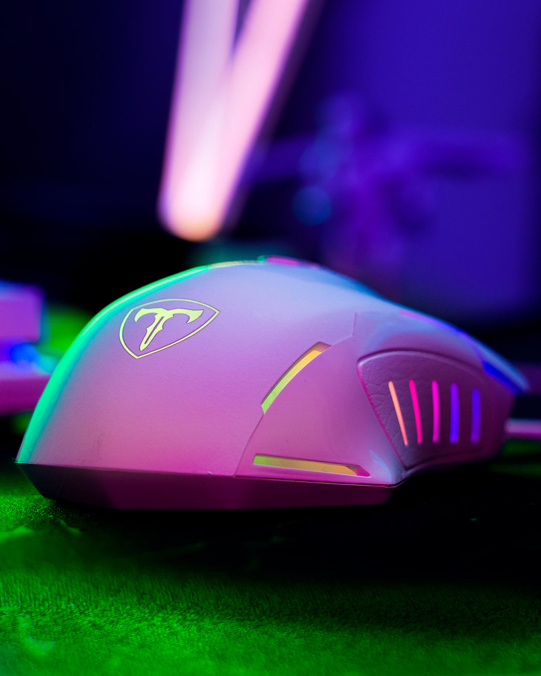 Ratón para juegos con cable T-Dagger |LIEUTENANT : Seguimiento óptico, diseño para diestros y 11 botones programables para jugadores de PC Gamer
Mouse Gamer| ESFLO