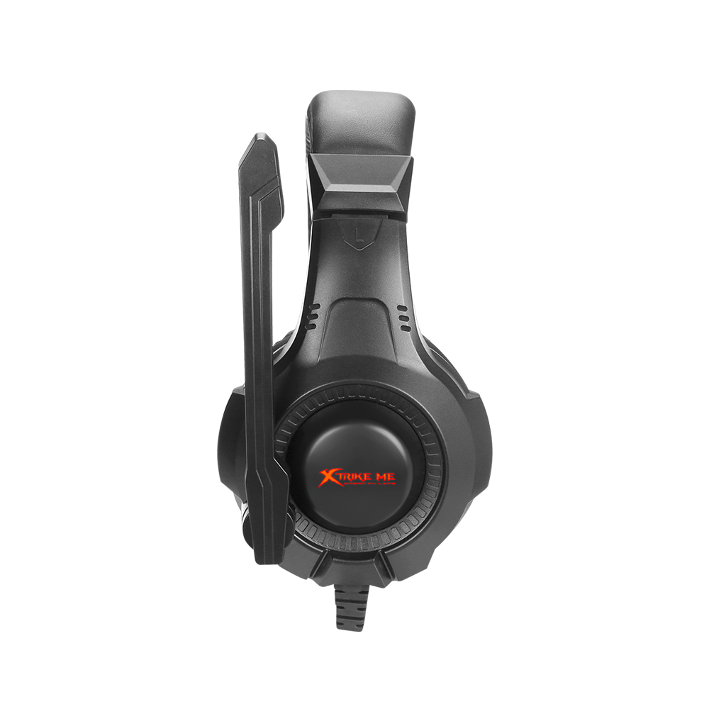 Audífonos Gamer X- Strike-Me.  Auriculares Alambricos, Auriculares multifuncionales, Modo inalámbrico, Larga duración de la batería, Almohadillas suaves, Transmisión de señal inalámbrica estable, Audífonos de juego sobre la oreja con retroiluminación LED, auriculares con cable y micrófono, auriculares de juego con cable sobre la oreja, compatibles con Micrófono para–Nintendo Switch, Xbox Series X, Play Station 5, PC Gamer(Negro)